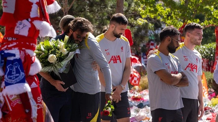 Liverpool Kenang Diogo Jota di Depan Anfield